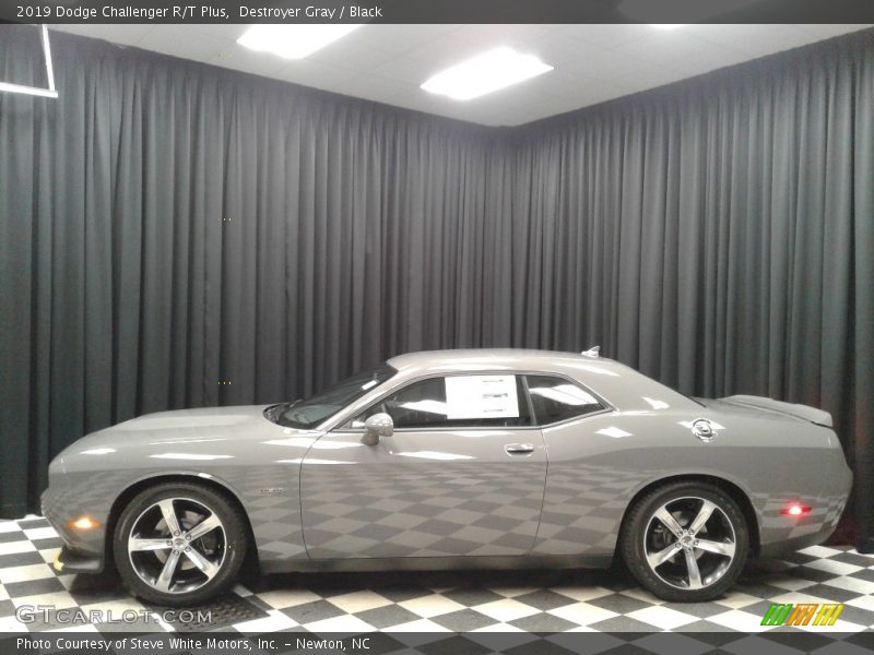 Destroyer Gray / Black 2019 Dodge Challenger R/T Plus
