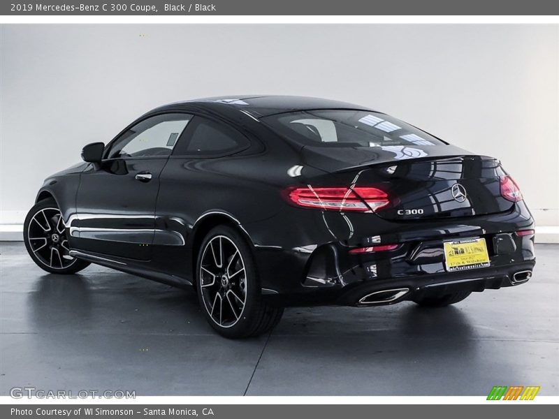 Black / Black 2019 Mercedes-Benz C 300 Coupe