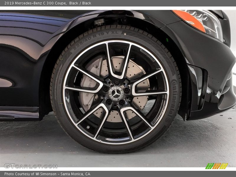 Black / Black 2019 Mercedes-Benz C 300 Coupe