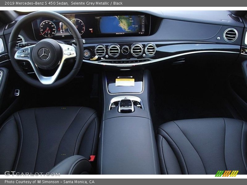 Selenite Grey Metallic / Black 2019 Mercedes-Benz S 450 Sedan