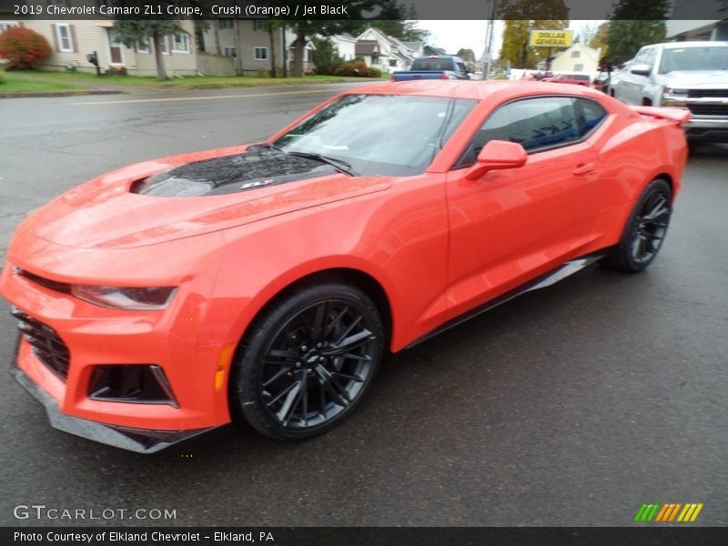 Crush (Orange) / Jet Black 2019 Chevrolet Camaro ZL1 Coupe