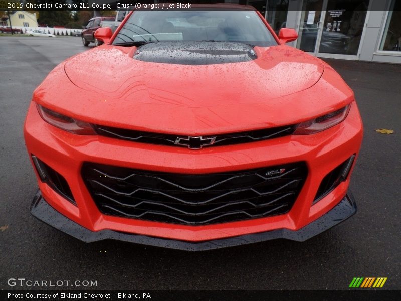 Crush (Orange) / Jet Black 2019 Chevrolet Camaro ZL1 Coupe