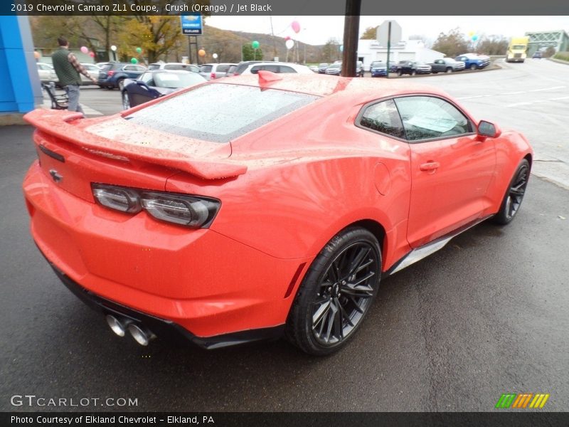 Crush (Orange) / Jet Black 2019 Chevrolet Camaro ZL1 Coupe