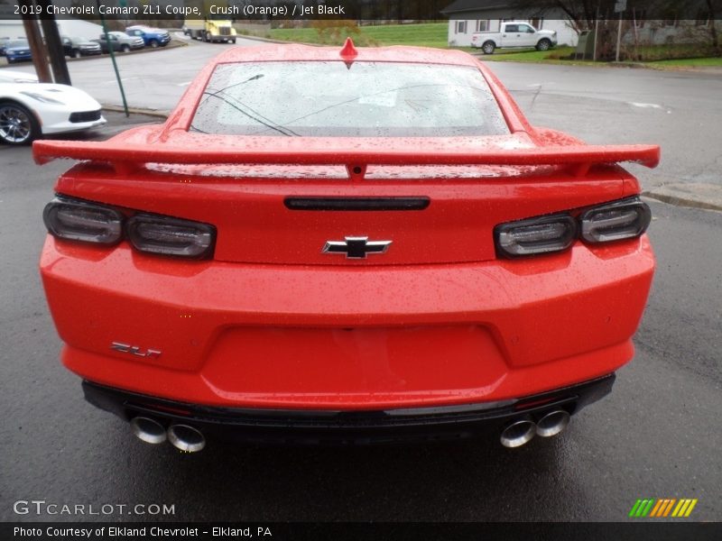 Crush (Orange) / Jet Black 2019 Chevrolet Camaro ZL1 Coupe