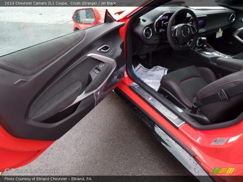 Crush (Orange) / Jet Black 2019 Chevrolet Camaro ZL1 Coupe