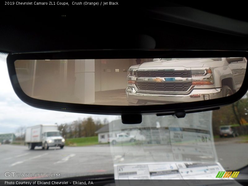 Crush (Orange) / Jet Black 2019 Chevrolet Camaro ZL1 Coupe