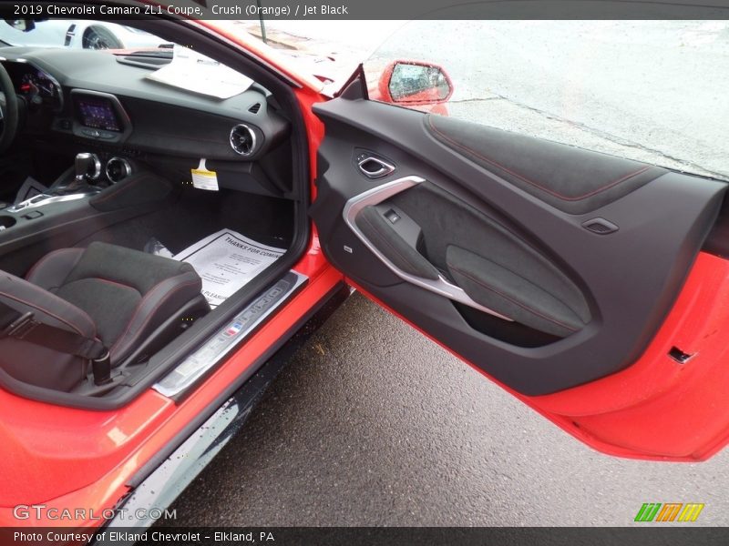 Crush (Orange) / Jet Black 2019 Chevrolet Camaro ZL1 Coupe