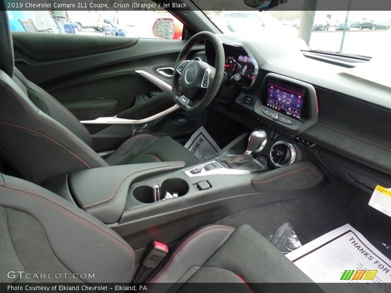 Crush (Orange) / Jet Black 2019 Chevrolet Camaro ZL1 Coupe