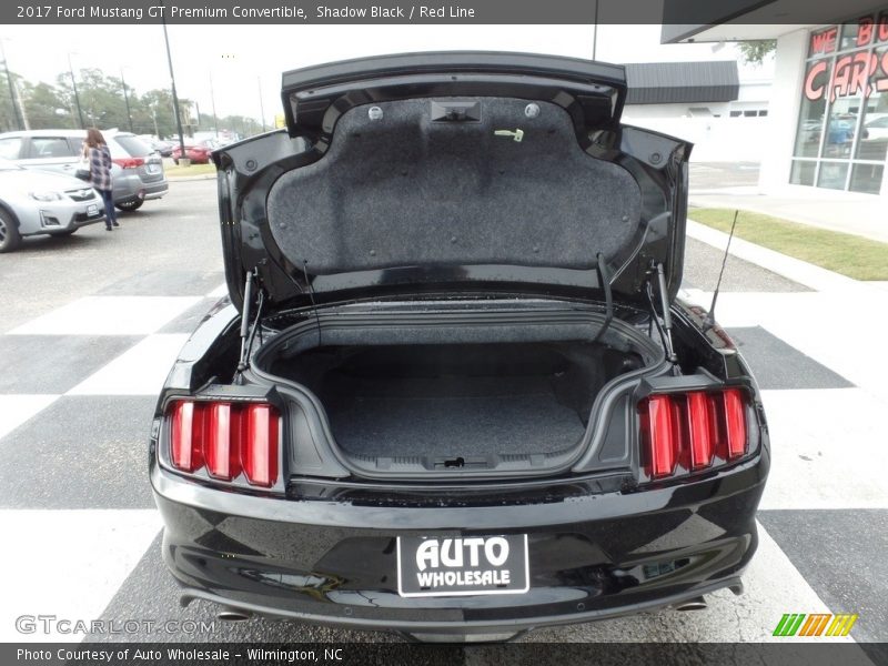 Shadow Black / Red Line 2017 Ford Mustang GT Premium Convertible