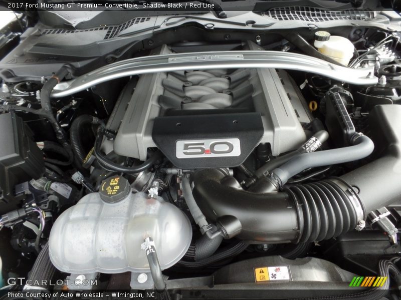  2017 Mustang GT Premium Convertible Engine - 5.0 Liter DOHC 32-Valve Ti-VCT V8
