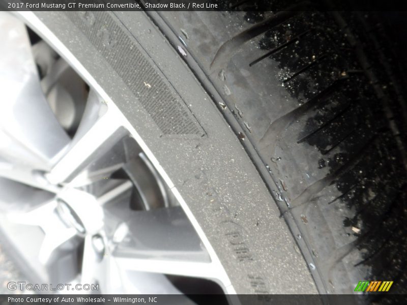 Shadow Black / Red Line 2017 Ford Mustang GT Premium Convertible