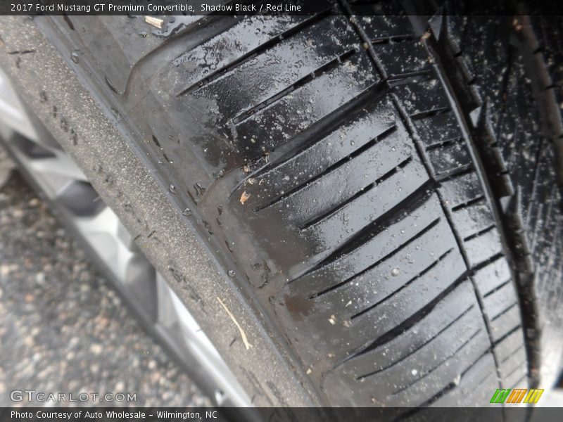Shadow Black / Red Line 2017 Ford Mustang GT Premium Convertible
