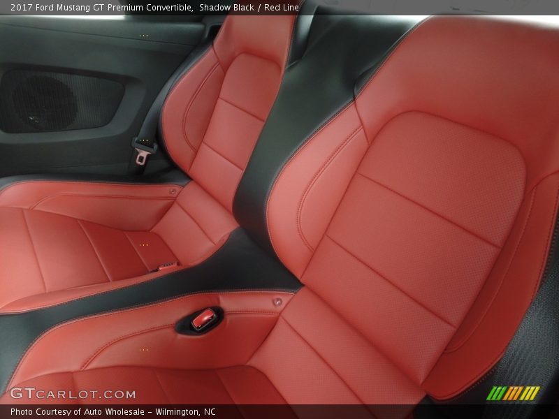 Shadow Black / Red Line 2017 Ford Mustang GT Premium Convertible