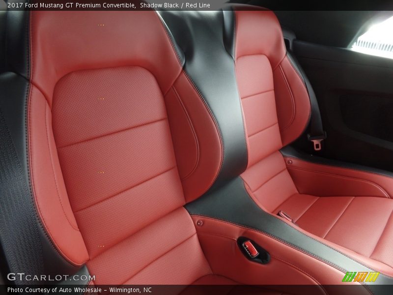 Rear Seat of 2017 Mustang GT Premium Convertible