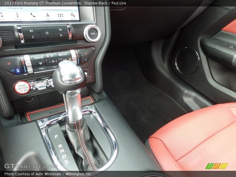 Shadow Black / Red Line 2017 Ford Mustang GT Premium Convertible