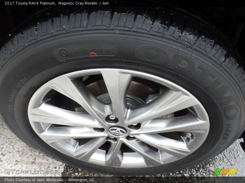 Magnetic Gray Metallic / Ash 2017 Toyota RAV4 Platinum