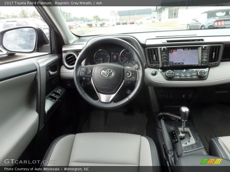 Magnetic Gray Metallic / Ash 2017 Toyota RAV4 Platinum
