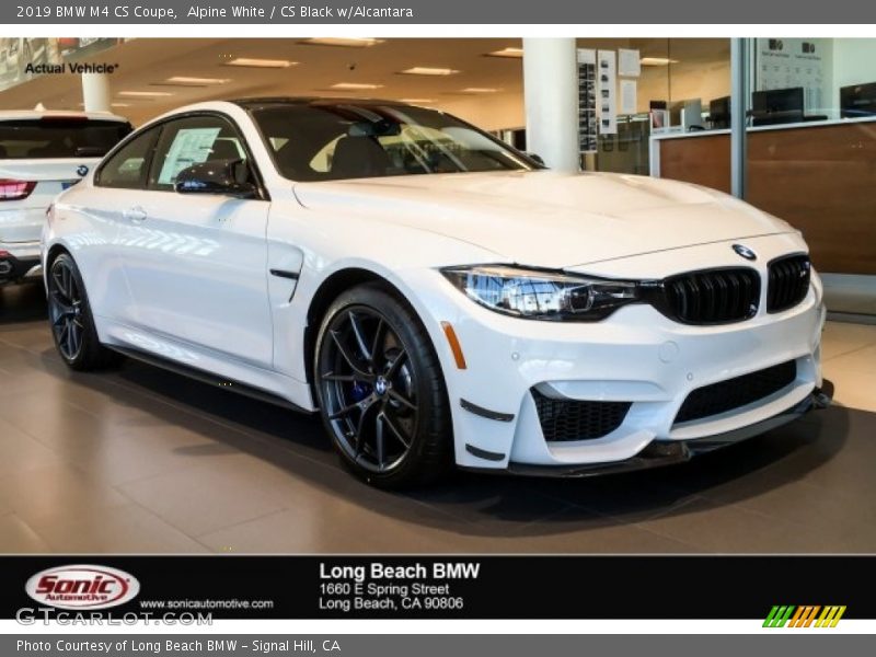Alpine White / CS Black w/Alcantara 2019 BMW M4 CS Coupe
