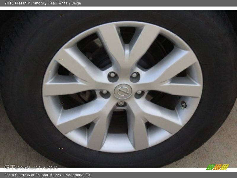 Pearl White / Beige 2013 Nissan Murano SL