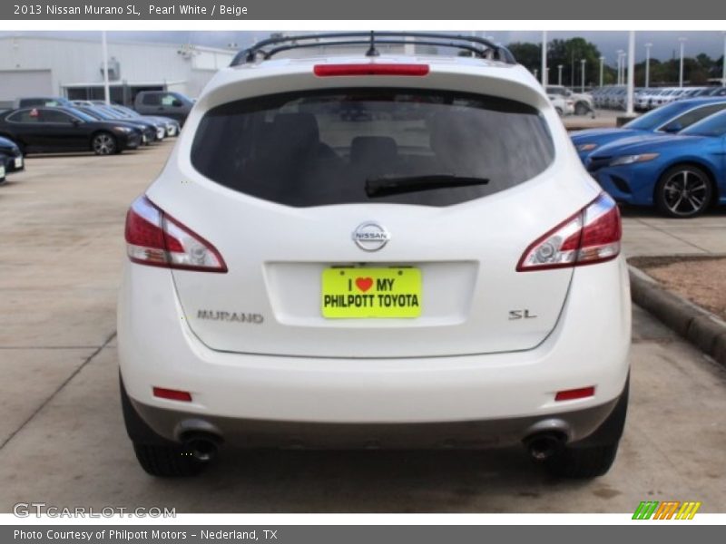 Pearl White / Beige 2013 Nissan Murano SL