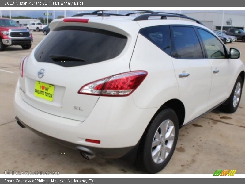Pearl White / Beige 2013 Nissan Murano SL
