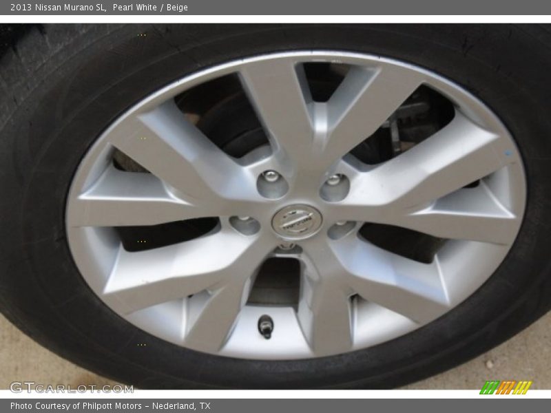 Pearl White / Beige 2013 Nissan Murano SL
