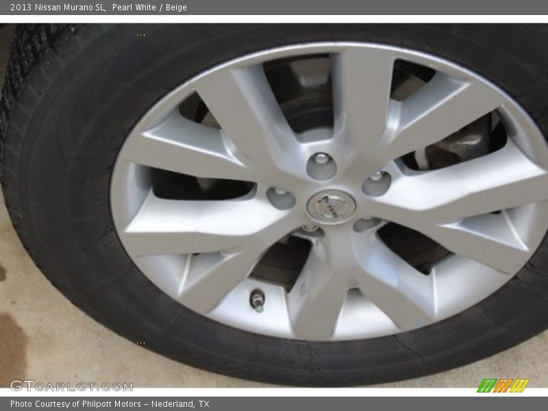 Pearl White / Beige 2013 Nissan Murano SL