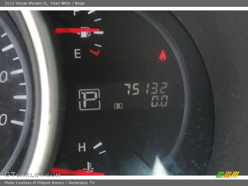 Pearl White / Beige 2013 Nissan Murano SL