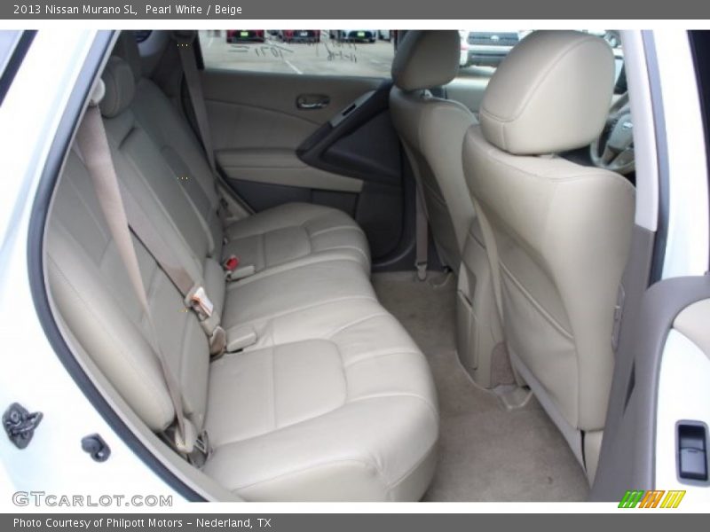 Pearl White / Beige 2013 Nissan Murano SL