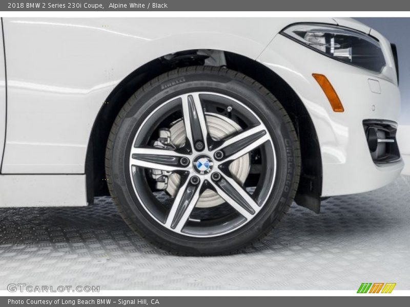 Alpine White / Black 2018 BMW 2 Series 230i Coupe