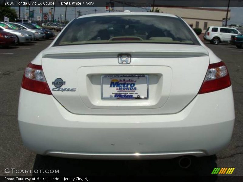 Taffeta White / Ivory 2006 Honda Civic EX Coupe
