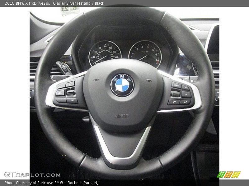 Glacier Silver Metallic / Black 2018 BMW X1 xDrive28i