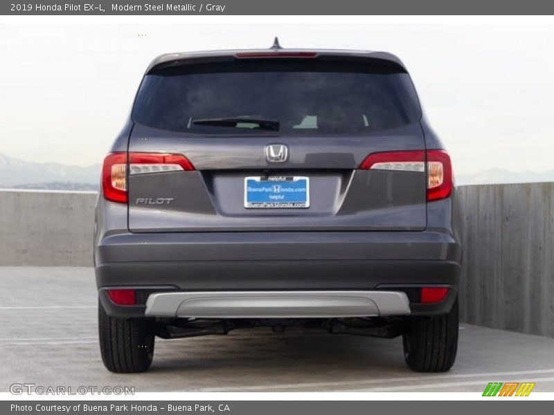 Modern Steel Metallic / Gray 2019 Honda Pilot EX-L