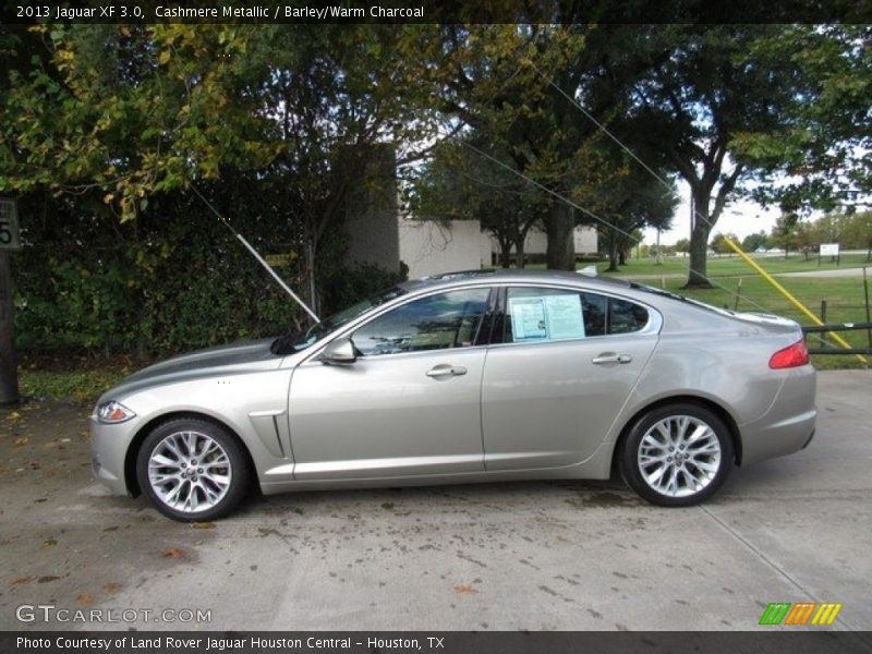 Cashmere Metallic / Barley/Warm Charcoal 2013 Jaguar XF 3.0