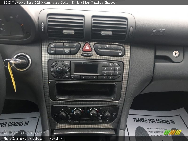 Brilliant Silver Metallic / Charcoal 2003 Mercedes-Benz C 230 Kompressor Sedan