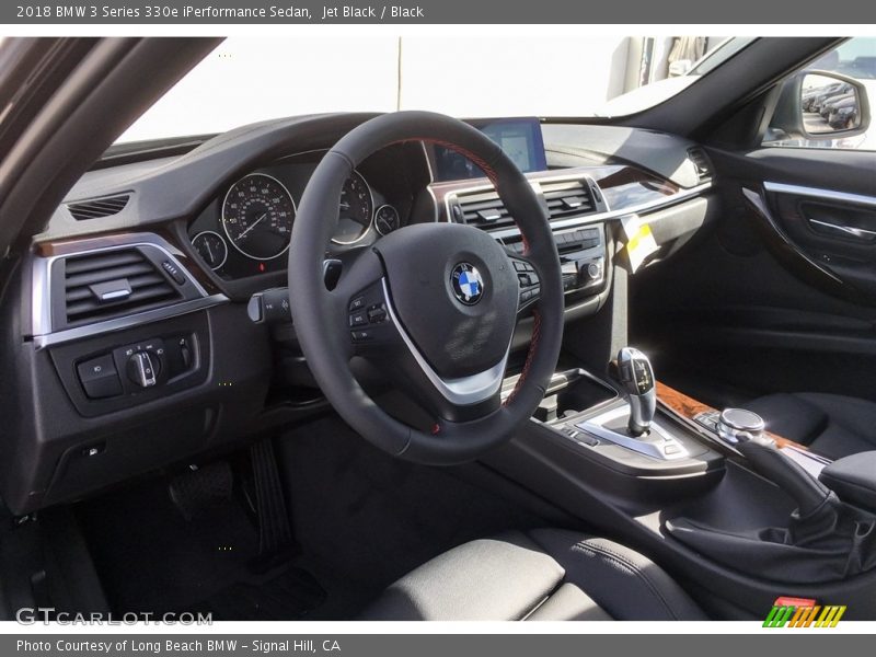 Jet Black / Black 2018 BMW 3 Series 330e iPerformance Sedan