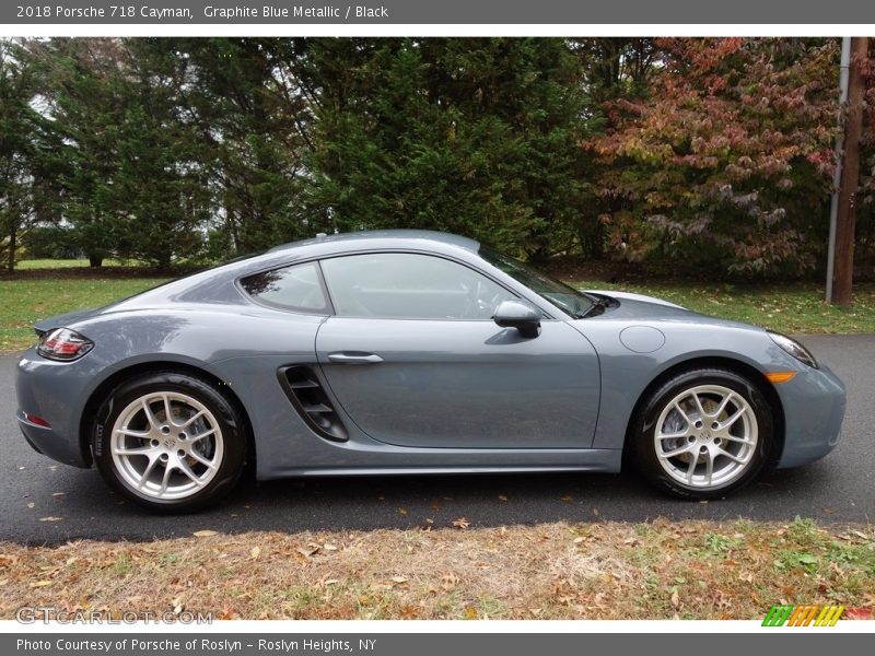  2018 718 Cayman  Graphite Blue Metallic