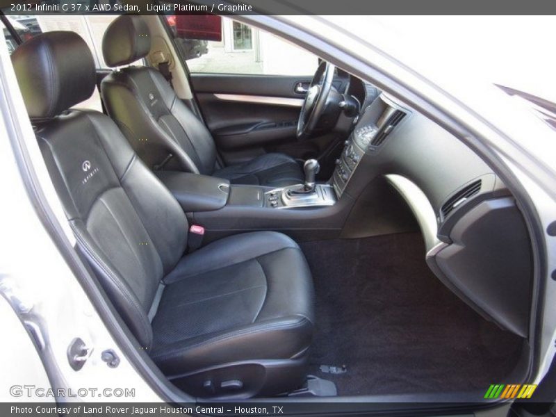 Liquid Platinum / Graphite 2012 Infiniti G 37 x AWD Sedan