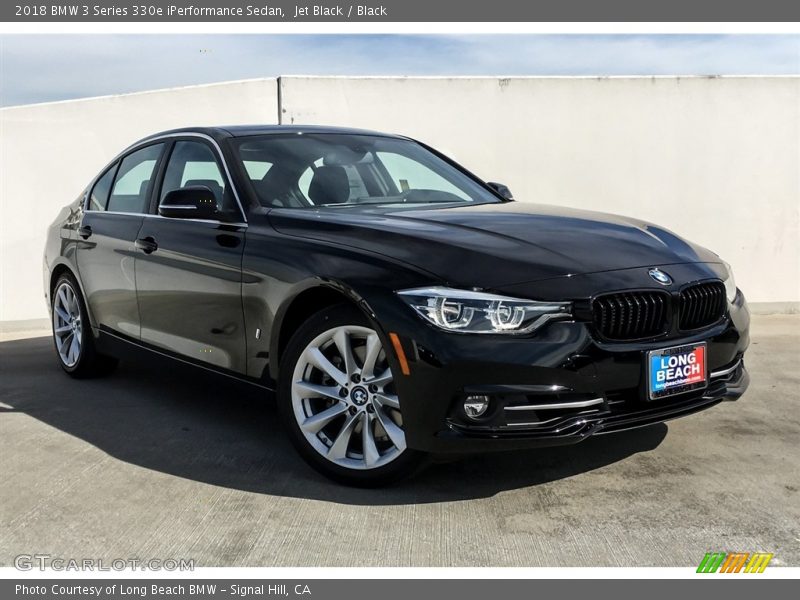 Jet Black / Black 2018 BMW 3 Series 330e iPerformance Sedan