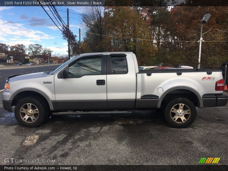 Silver Metallic / Black 2005 Ford F150 FX4 SuperCab 4x4