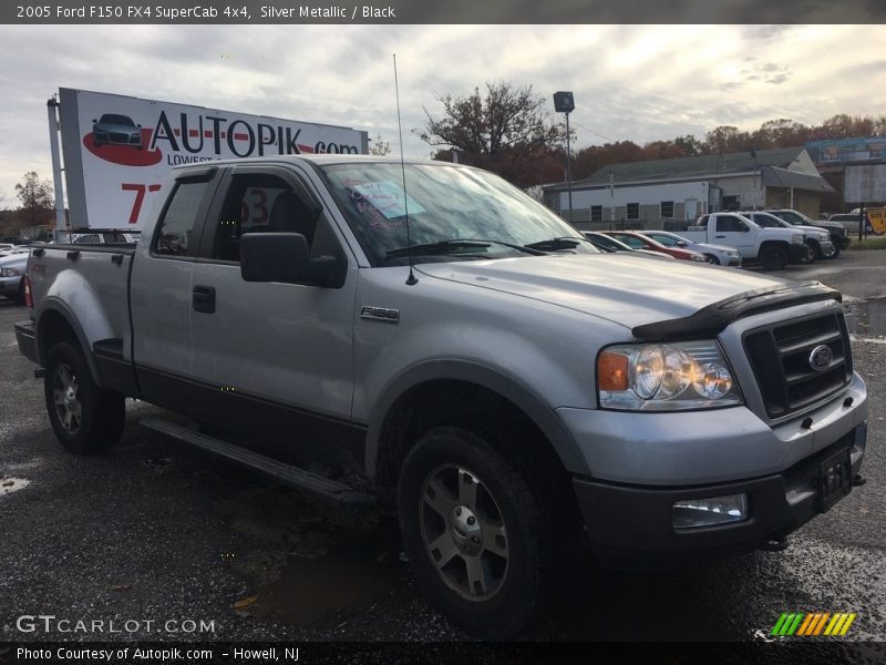 Silver Metallic / Black 2005 Ford F150 FX4 SuperCab 4x4