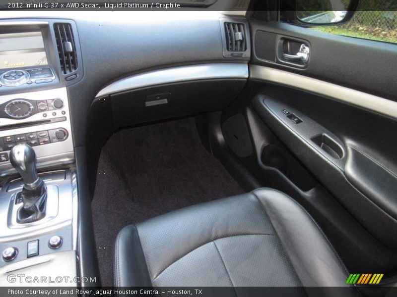 Liquid Platinum / Graphite 2012 Infiniti G 37 x AWD Sedan