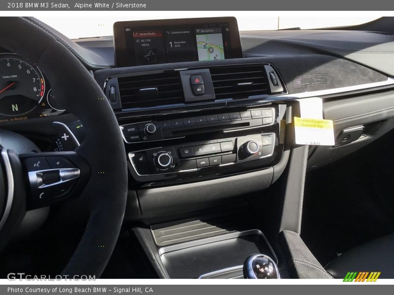 Alpine White / Silverstone 2018 BMW M3 Sedan