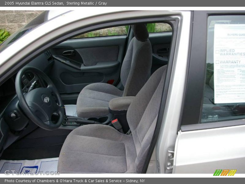 Sterling Metallic / Gray 2005 Hyundai Elantra GLS Sedan
