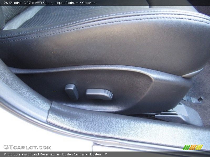 Liquid Platinum / Graphite 2012 Infiniti G 37 x AWD Sedan