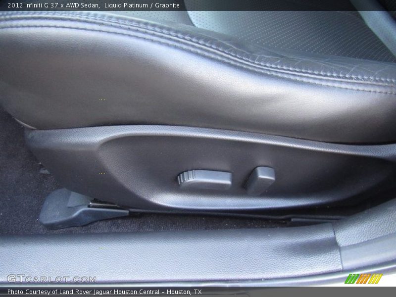 Liquid Platinum / Graphite 2012 Infiniti G 37 x AWD Sedan