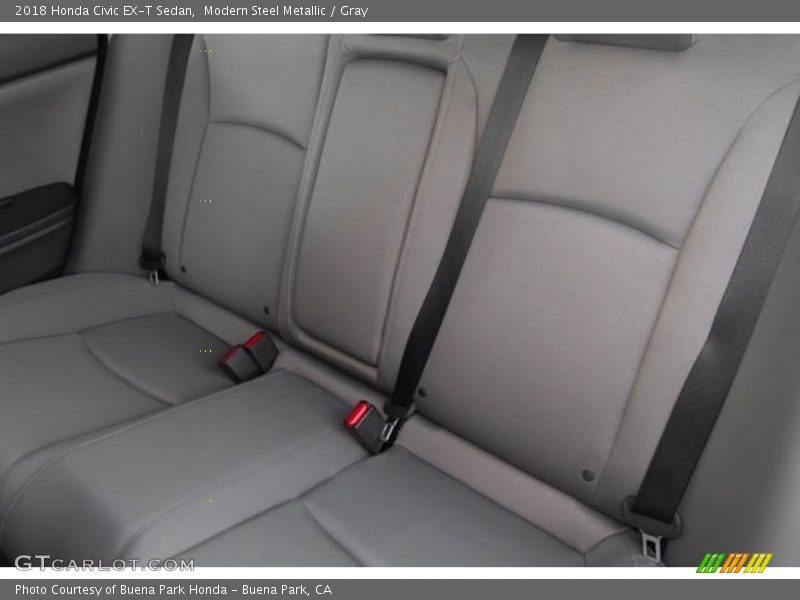 Modern Steel Metallic / Gray 2018 Honda Civic EX-T Sedan