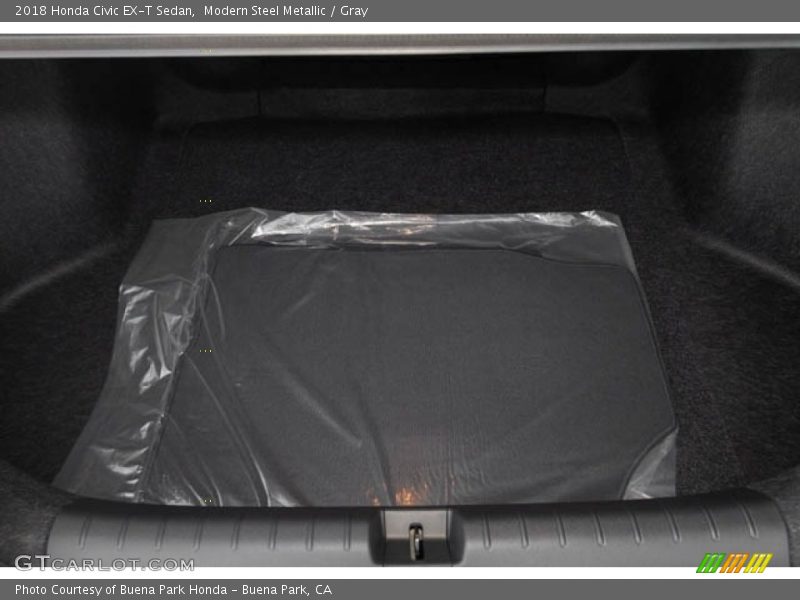 Modern Steel Metallic / Gray 2018 Honda Civic EX-T Sedan