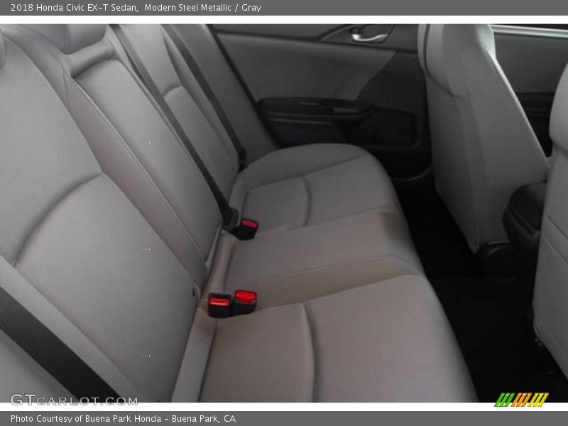 Modern Steel Metallic / Gray 2018 Honda Civic EX-T Sedan