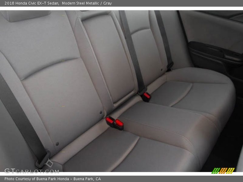 Modern Steel Metallic / Gray 2018 Honda Civic EX-T Sedan